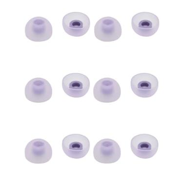 Imagem de Wiki VALLEY Pares De Pontas Auriculares Silicone Para Samsung Galaxy Buds 2, Antiderrapantes 3 Tamanhos Atualizadas Com Proteção Contra Poeira Buds2, Sm-R177, Compatível O Estojo Carregamento (Roxo,