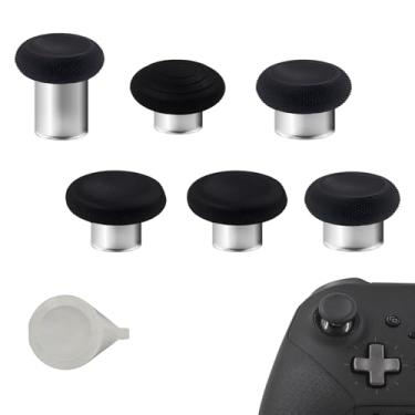 Imagem de LiXiongBao Conjunto De Joysticks Magnéticos 7 Em 1 Para Controle Xbox Elite Série 2, Peças Reposição Joysticks, Núcleo Com Ferramenta (Preto)