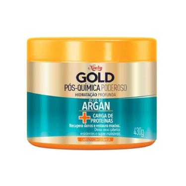 Imagem de Máscara de Tratamento Niely Gold 430 gr Pós-Química Poderoso