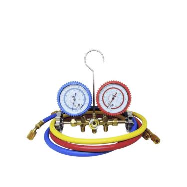 Imagem de Manifold R12; R22; R134; R404 Com Mangueira 90cm Ecotools Et636