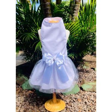 Imagem de Roupa de cachorro Vestido Pet para festas e casmentos tamanho G - jacy