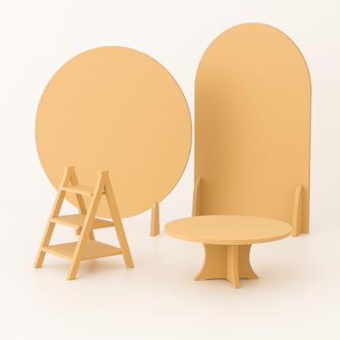 Imagem de Kit Festa Facil 4 Peças Decoraçao de Aniversário Em MDF Crú