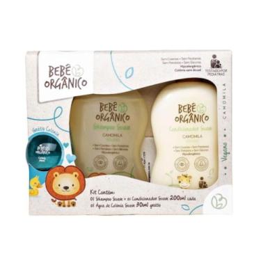 Imagem de Kit Infantil Bebe Orgânico Xampu e Condicionador 200ml + Colonica Suav