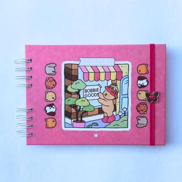 Imagem de Livro de colorir Bobbie Goods CAPA DURA 180G - Merakiartte, Rosa