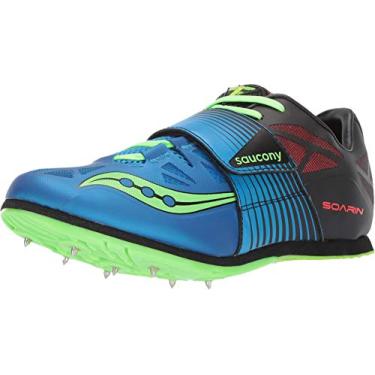 Imagem de Saucony Soarin J 2 Unissex, Azul/Slime, 11.5