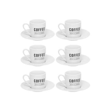 Imagem de Xicara De Cafe Manhattan Branco 80ml 6pcs