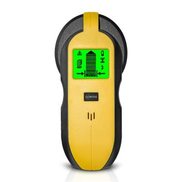 Imagem de Eoutil Scanner de parede 5 em 1 – Detecta fios de madeira, metal e CA com visor LCD HD e alarme de áudio, bateria incluída