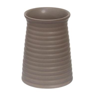 Imagem de Vaso Cachepo Em Cerâmica Riscado Mesa Sala Quintal Moderno - Quality H