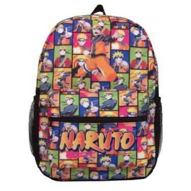 Imagem de Mochila Escolar Juvenil Menino Naruto Passeio Costas Aulas - TOYS 2U