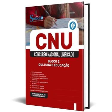 Imagem de Apostila Cnu 2025 Bloco 2 Cultura E Educação - Editora Solucao