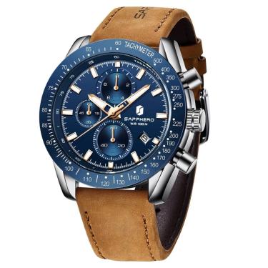 Imagem de Relógio BY BENYAR Montre Homme Chronograph 100m à prova d`água