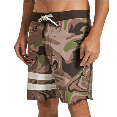 Imagem de Bermuda Hurley Phantom Block Party Camuflada Marrom-Masculino