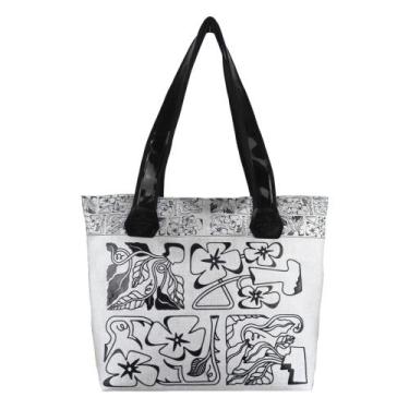 Imagem de Bolsa Feminina Cinza Estampa Alto Relevo Magicc B-238