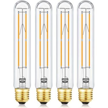 Imagem de Lâmpada LED Leools T10 8W E26 Regulável 2700K Branco Quente 800lm