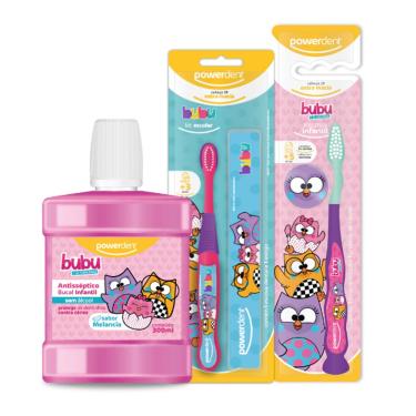 Imagem de Kit Presente Infantil Meninas Bubu e as Corujinhas Powerdent