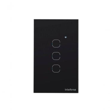 Imagem de Interruptor Smart Touch Intelbras Ews1003 Wi-fi Com 3 Teclas