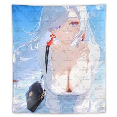 Imagem de LIEGBMEU Sexy Bikini Hot Anime Girl Tapeçaria 127.0 cmx152.4 cm Interior Exterior Wall Quilt Art Decoração de Tapeçaria Caprichosa, Aa069