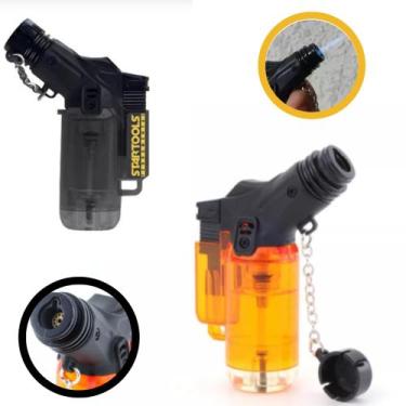 Imagem de Mini Maçarico Recarregavel Ultra Chama Premium 2 cores - stratools