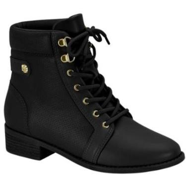 Imagem de Bota Cortuno Feminino Cano Curto Modare Salto Baixo 7057.227.27033 Preto N°37-Feminino