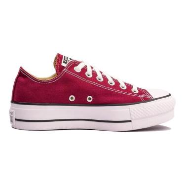 Imagem de Tênis Converse All Star Chuck Taylor Plataforma Original Unissex Bordô-Unissex