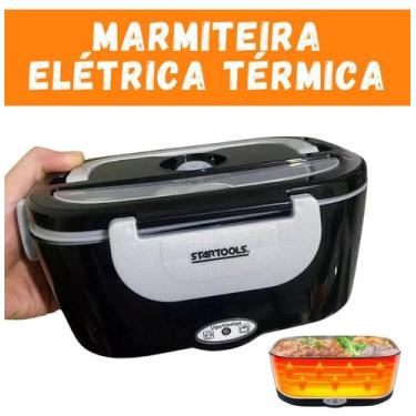 Imagem de Marmita Elétrica Portátil Térmica Bivolt Casa Trabalho Marmiteira - ST