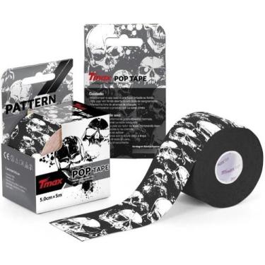 Imagem de Bandagem Elástica Funcional Pós-cirurgico Tmax Estampada Cor Caveira
