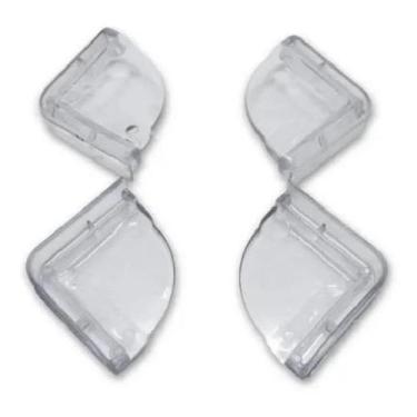 Imagem de Kit 4 Protetores Canto De Mesa Quina Bebe Criança Cantoneira - Maxximo