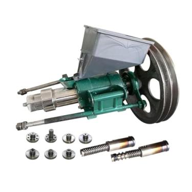 Imagem de HYZHANHONG Extrusora de alimentos folhados de milho extrusão, 7 moldes Máquina de extrusão de milho folhado de milho Multi Função Máquina de lanche puff para fazer flocos de milho