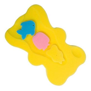 Imagem de Zhjvihx Bath Bath Sponge Tapete, Formas de Animais Almofada de Esponja de Banho para Bebês para o Banheiro para Crianças Pequenas (Amarelo)