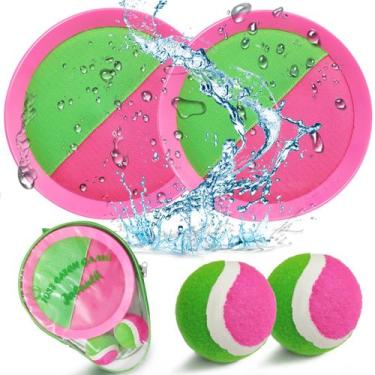 Imagem de Ball Catch Set Game Toss Paddle Jalunth Upgrade Volcro
