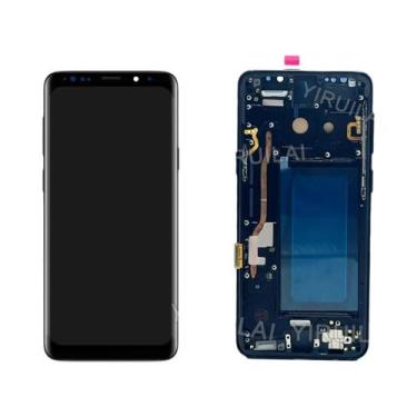 Imagem de Tela OLED LCD Touch Screen Com Aro Para Reposição De Celular Samsung G
