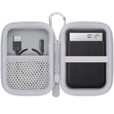 Imagem de Baval Estojo rígido de viagem para gravador de voz PLAUD AI, compatível com gravador digital e capa protetora magnética (branca)