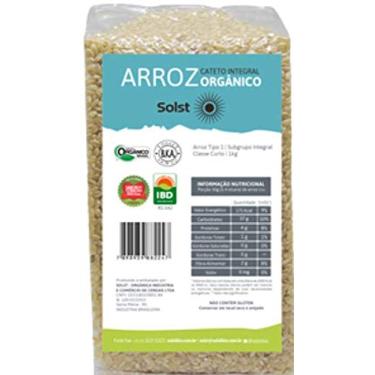 Imagem de Arroz Cateto Curto Integral Orgânico Solst 1kg