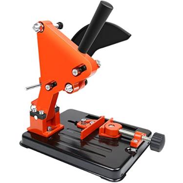 Imagem de Suporte de esmerilhadeira angular, suporte fixo para rebarbadora ajustável, resistente e multifuncional, suporte de rebarbadora de mesa multifuncional para máquina de corte