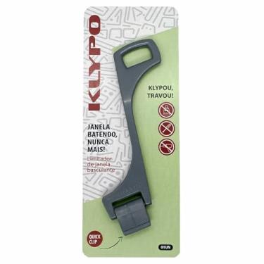 Imagem de NOVO KLYPO Limitador da Abertura de Janelas Basculantes 13 cm Cinza