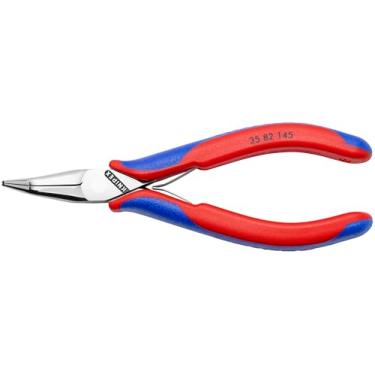 Imagem de KNIPEX Ferramentas – Alicates eletrônicos, pontas arredondadas, ângulo de 45 graus, multicomponentes (3582145), 5,75