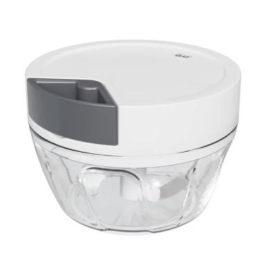 Imagem de Glad Cortador manual de legumes - pequeno processador de alimentos portátil e cortador de vegetais com cordão de puxar - Ferramenta de cozinha para preparação de refeições, 400 ml