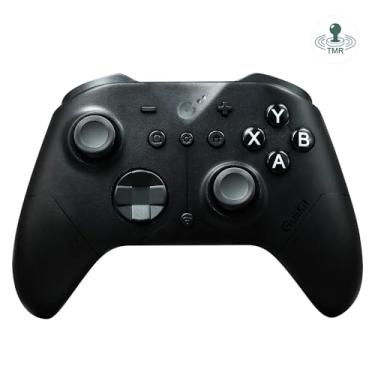 Imagem de GuliKit ES PRO Wireless PC Gaming Controller for Switch 1/2, Windows/Android/Mac/Steam Deck with 3.25ms Low Latency, Magnetic TMR Joysticks, Switch1/2 Wake-Up, Tactile Switch D-pad - Black