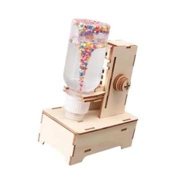 Imagem de simhoa Kits de experimentos científicos DIY Brinquedos de construção mecânica de madeira Vórtice elétrico Brinquedos educativos DIY para crianças