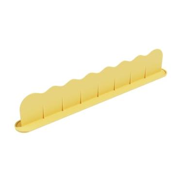 Imagem de Bothyi Protetor contra respingos de pia, protetor contra respingos de água, utensílios de cozinha, silicone, de borda antiderrapante fácil de limpar, tela, Amarelo