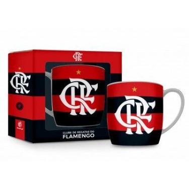 Imagem de Caneca porcelana urban 300ml times - flamengo 4