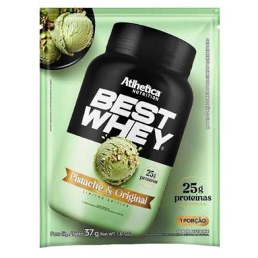 Imagem de Best Whey - 1 Sachê 37g Pistache - Atlhetica Nutrition
