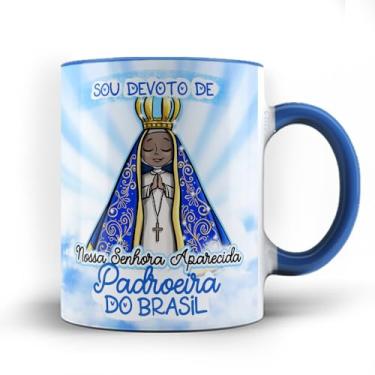 Imagem de Caneca xicara Padroeiro Nossa Senhora Aparecida 25 (Branca)
