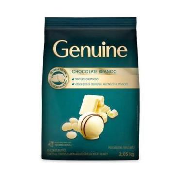 Imagem de chocolate branco em moedas 2,05kg genuine