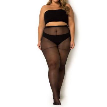 Imagem de Meia Calça Fio 15 Trifil W06395 Plus Size T. 1XG/3XG, 3XG, 0008, Preto