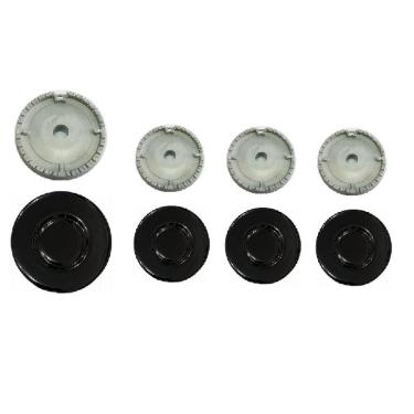 Imagem de Kit Queimador + Espalhador Para Fogão Atlas U.Top Glass 4 B