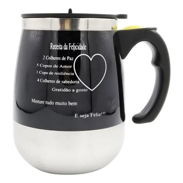 Imagem de Caneca Elétrica 350ml Misturadora Inox