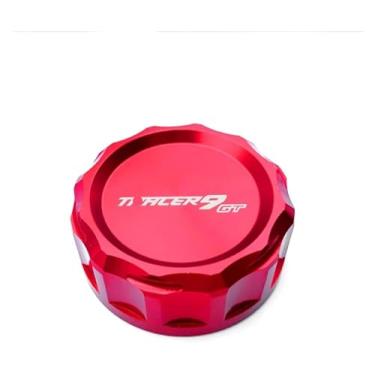 Imagem de Tampa do reservatório de fluido de freio da tampa do cilindro traseiro da motocicleta compatível com Y&AMAHA Tracer 9 Gt 9gt TRCAER9GT 2021 2022 2023 Tracer9 Gt (vermelho)