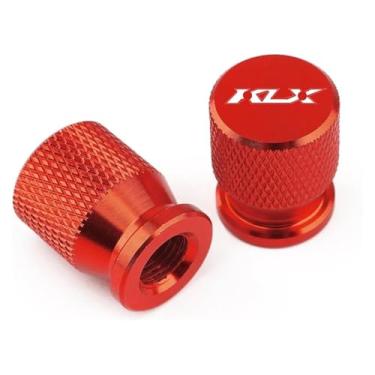 Imagem de Tampa da tampa da haste da válvula do pneu da roda acessórios de motocicleta compatível com KLX250 KLX450 KLX230 KLX 250 230 110 150 140 125 450R 300R 65(vermelho)