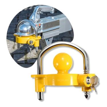 Imagem de Antifurto Tranca Cadeado Universal Reboque Carretinha